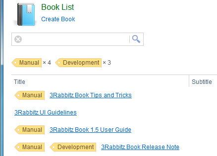 Grouping Books with Labels