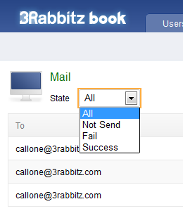 Mail list by state
