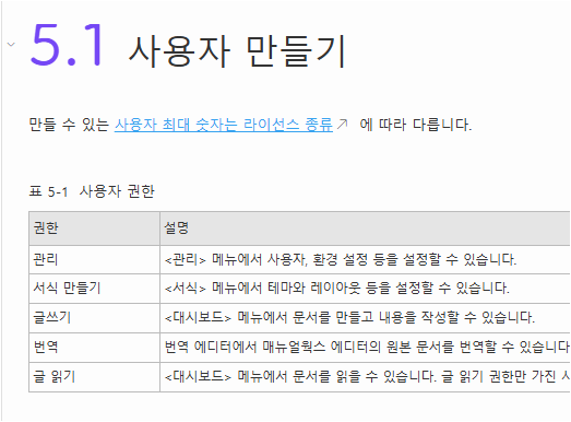 번호매기기_글꼴 옵션 적용 예시