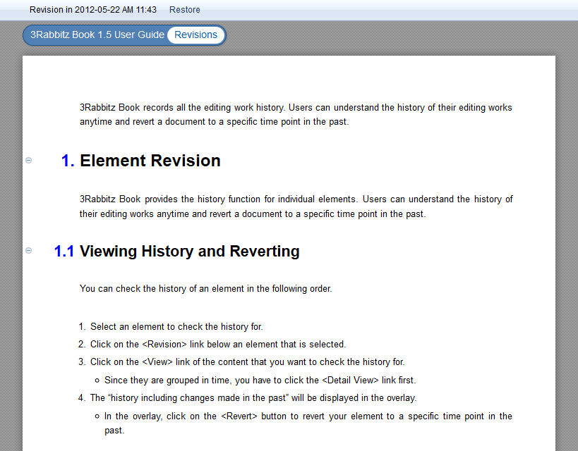 Chapter History Content