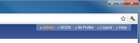 Admin Menu