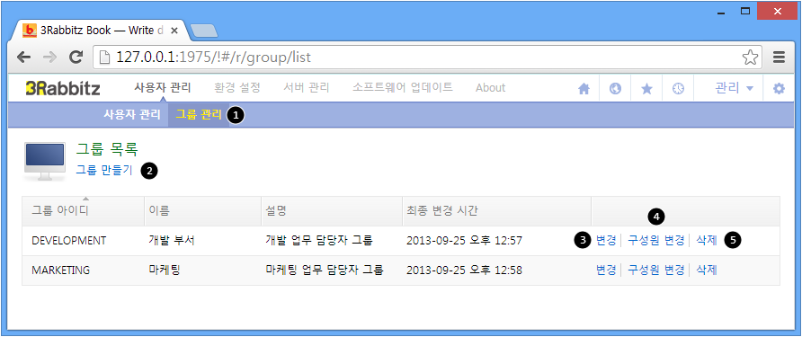 그룹 관리